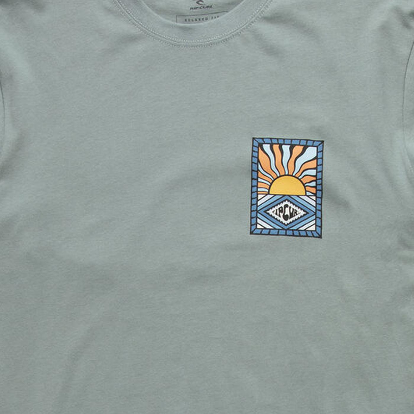 RIP CURL SWC HAZED TEE mineral green CTEVP9 CAMISA T-SHIRT