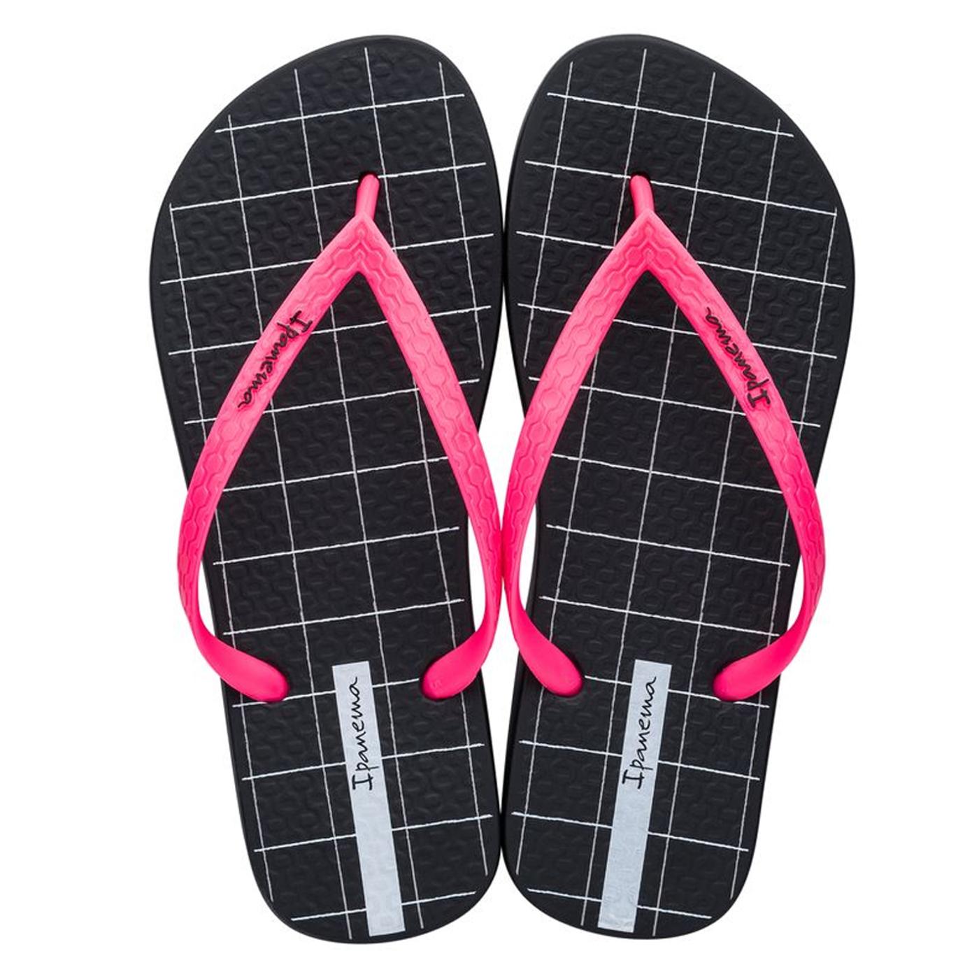 IPANEMA TEMAS V FEM black/pink neon 25868 SANDALIA SANDALIAS DE PLAYA