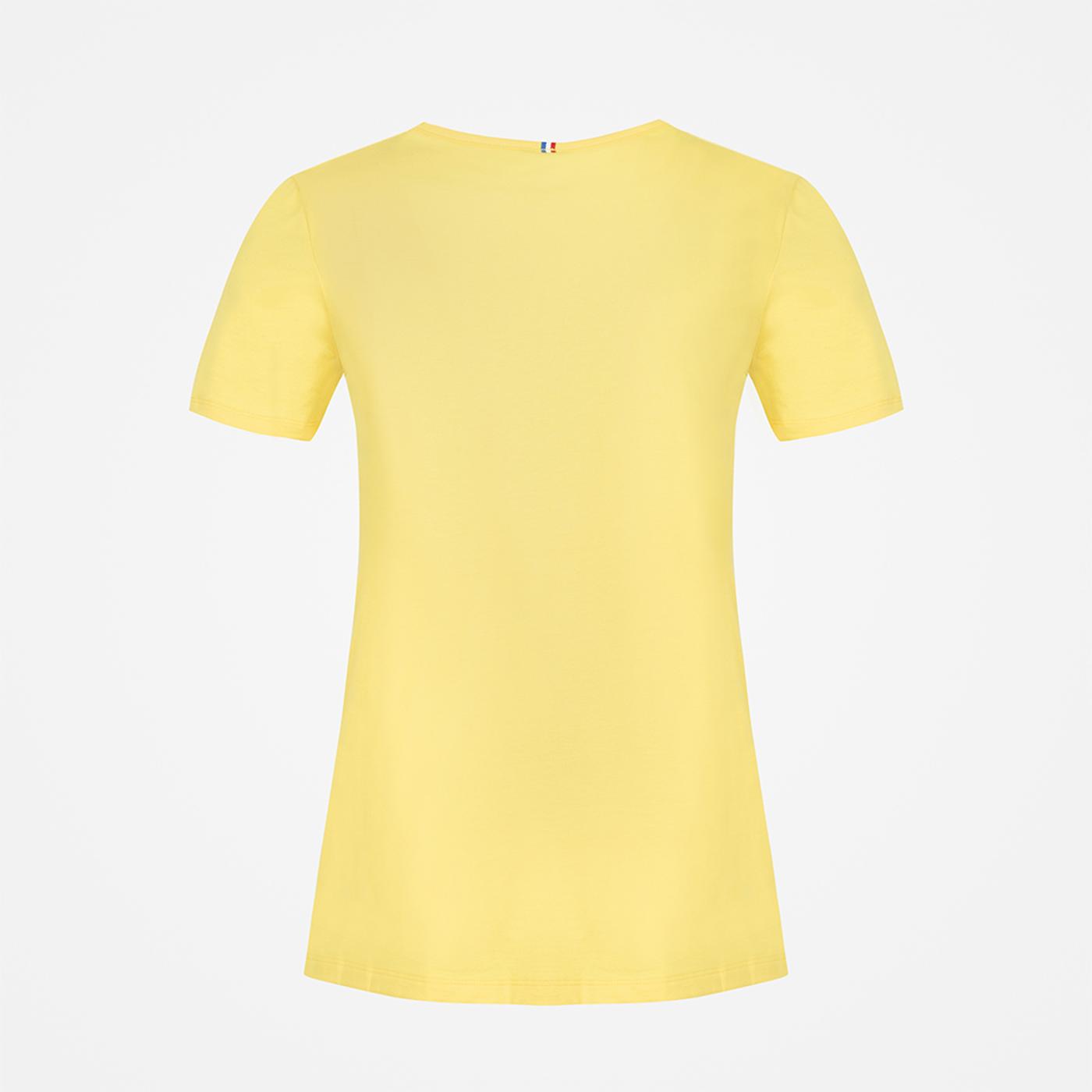 LE COQ SPORTIF SAISON Tee SS N°1 W lemon zest 2220322 CAMISA T-SHIRT
