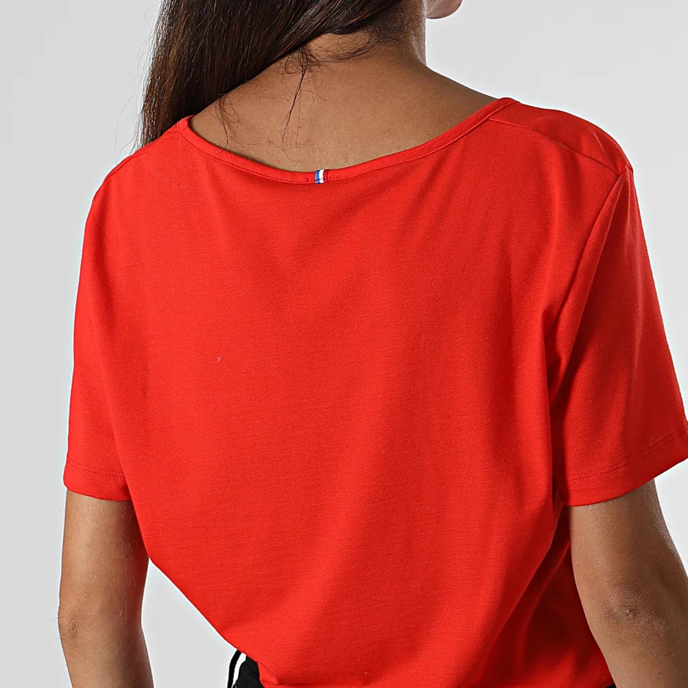 LE COQ SPORTIF SAISON Tee SS N°1 W tech red 2220324 CAMISA T-SHIRT
