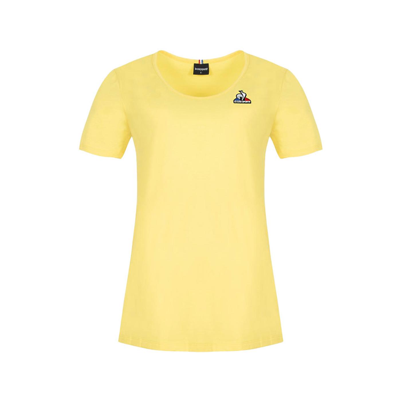 LE COQ SPORTIF SAISON Tee SS N°1 W lemon zest 2220322 CAMISA T-SHIRT