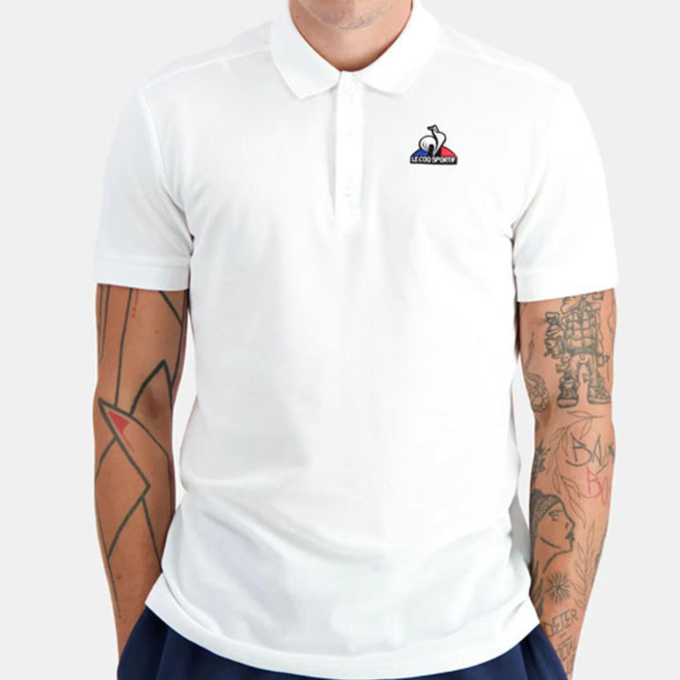 LE COQ SPORTIF ESS Polo SS N°2 M new optical white 2310552 CAMISA POLO