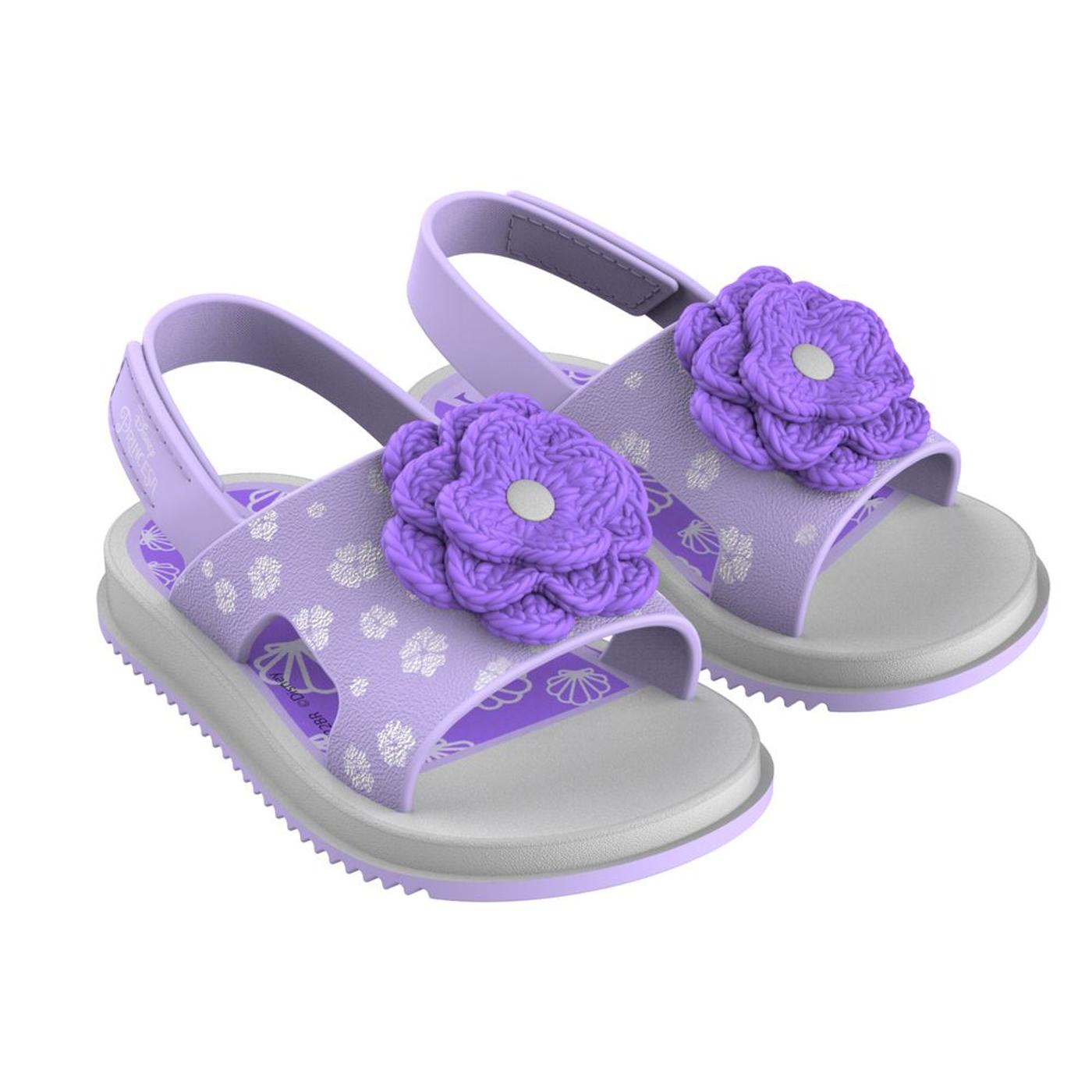 DISNEY PRINCESAS FLOWERS BB grey/lilac 22792 SANDALIA FLAT