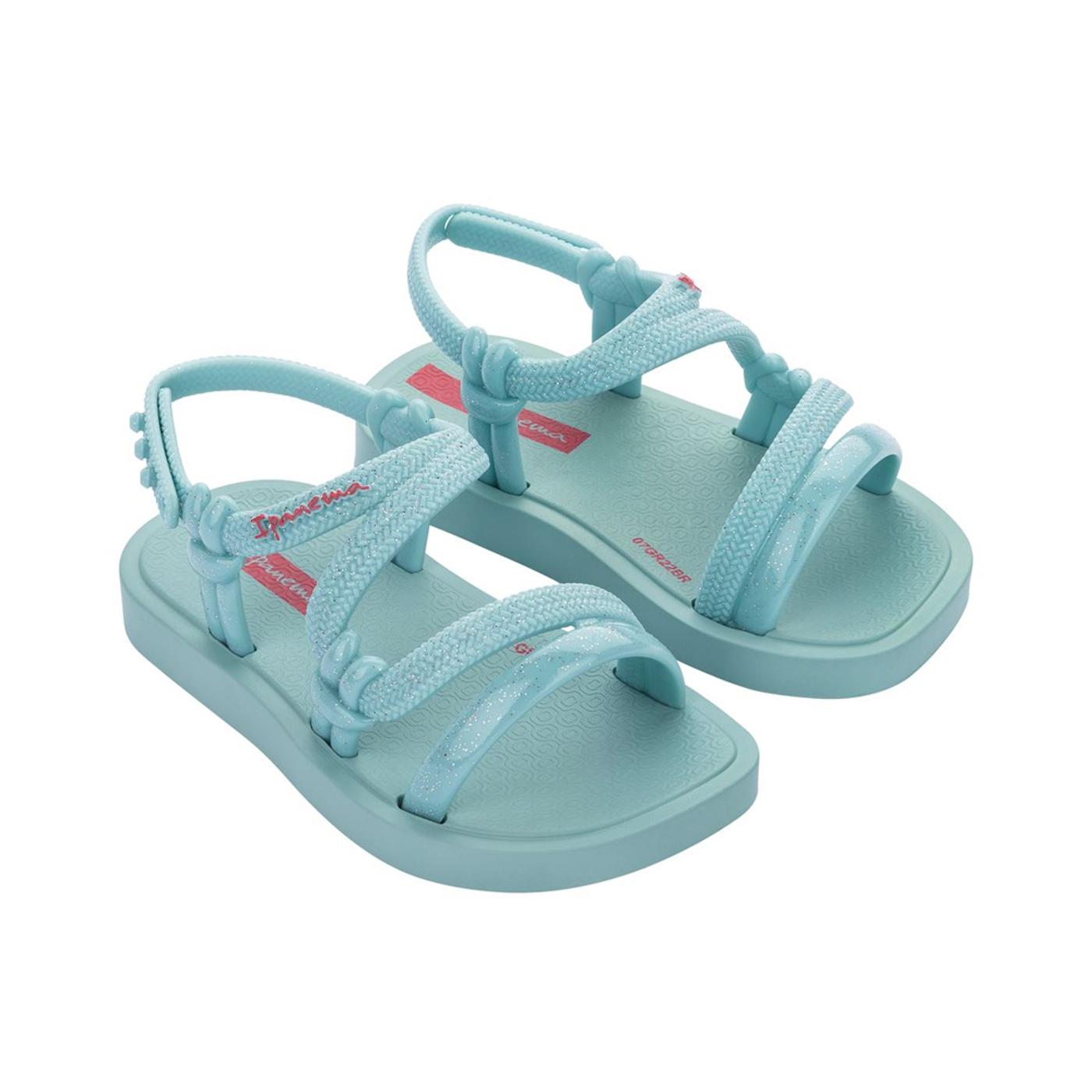 IPANEMA SOLAR MAIS BABY green/glitter green 26988 SANDALIA SLIDE