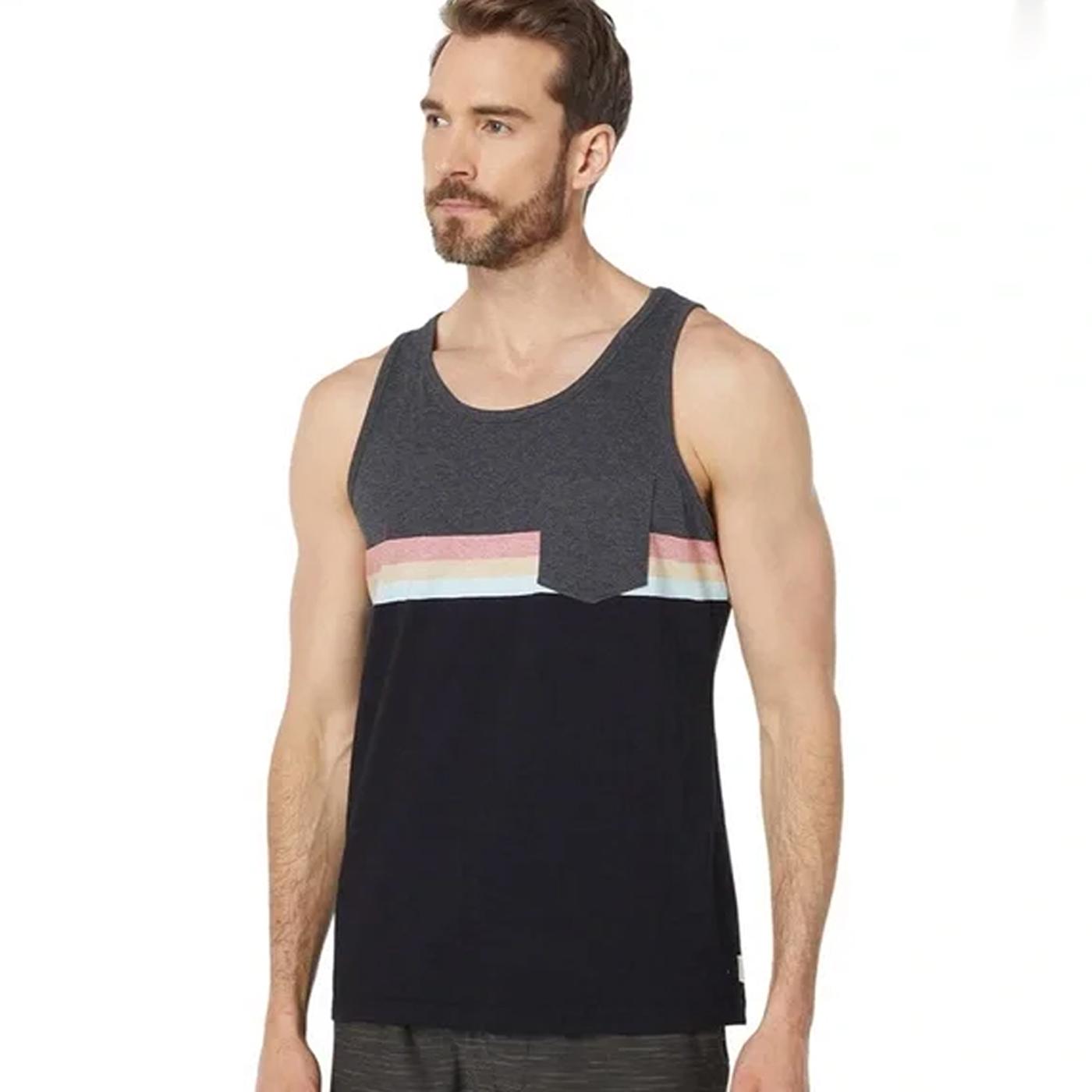 RIP CURL SURF REVIVAL TANK black CTEAI7 CAMISA T-SHIRT