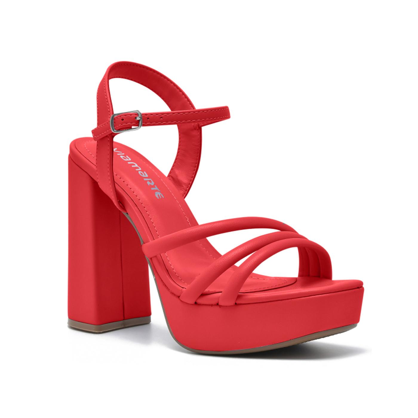 VIA MARTE 22-11309-01 Sandalias Tacon campari/campari 22-11309-01 SANDALIA TACON