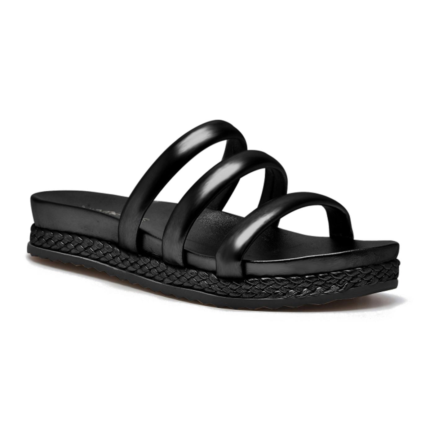 VIA MARTE 22-18608-01 Sandalia preto 22-18608-01 SANDALIA FLAT
