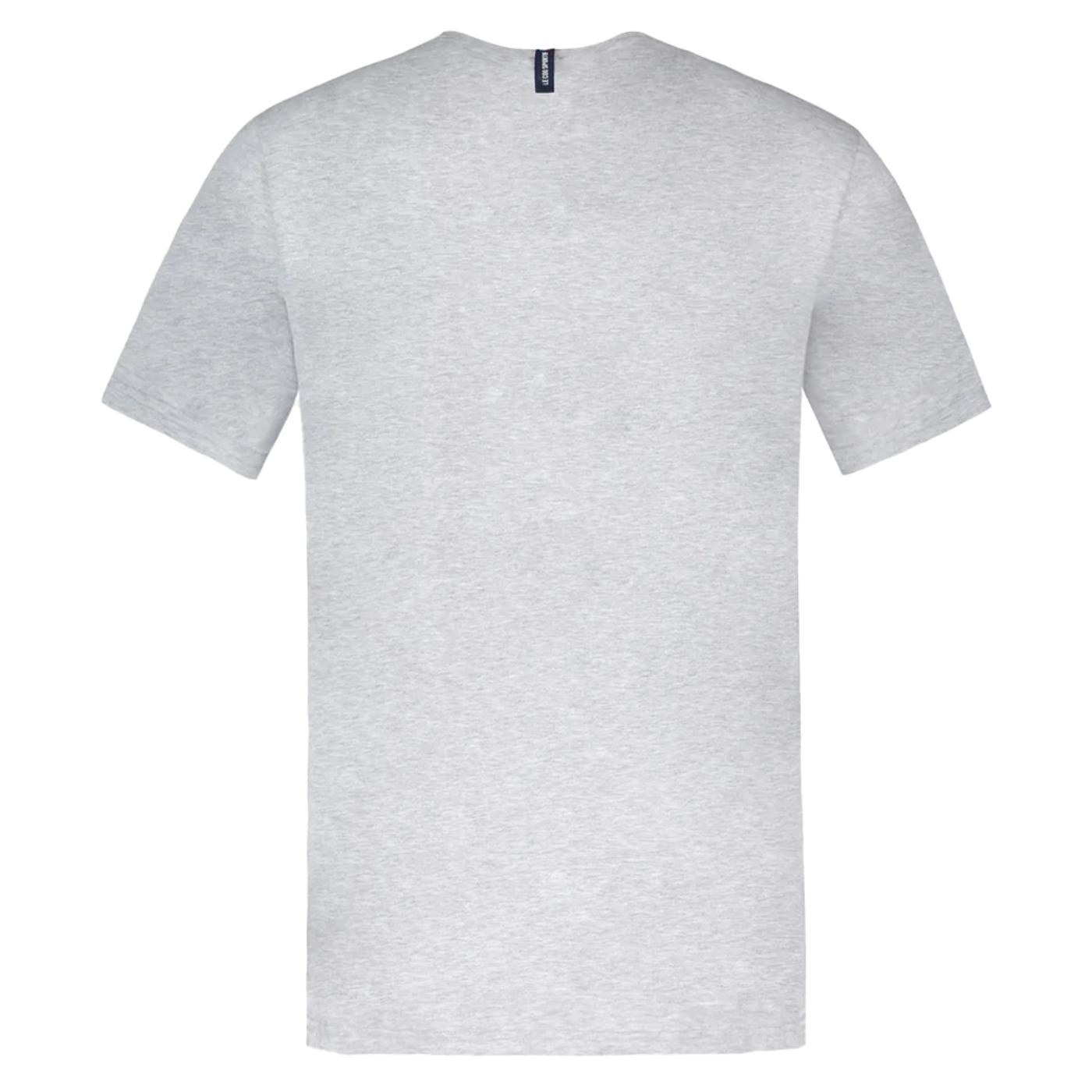LE COQ SPORTIF ESS Tee SS N°4 M gris chiné clair 2310547 CAMISA T-SHIRT