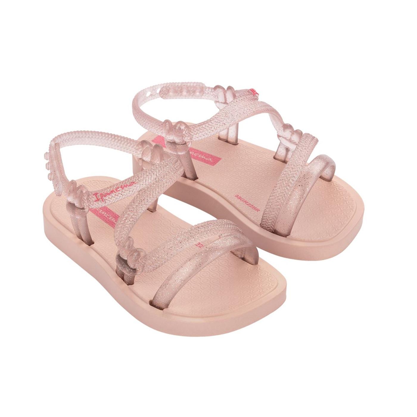 IPANEMA SOLAR MAIS BABY pink/ pink transp glitter 26988 SANDALIA FLAT