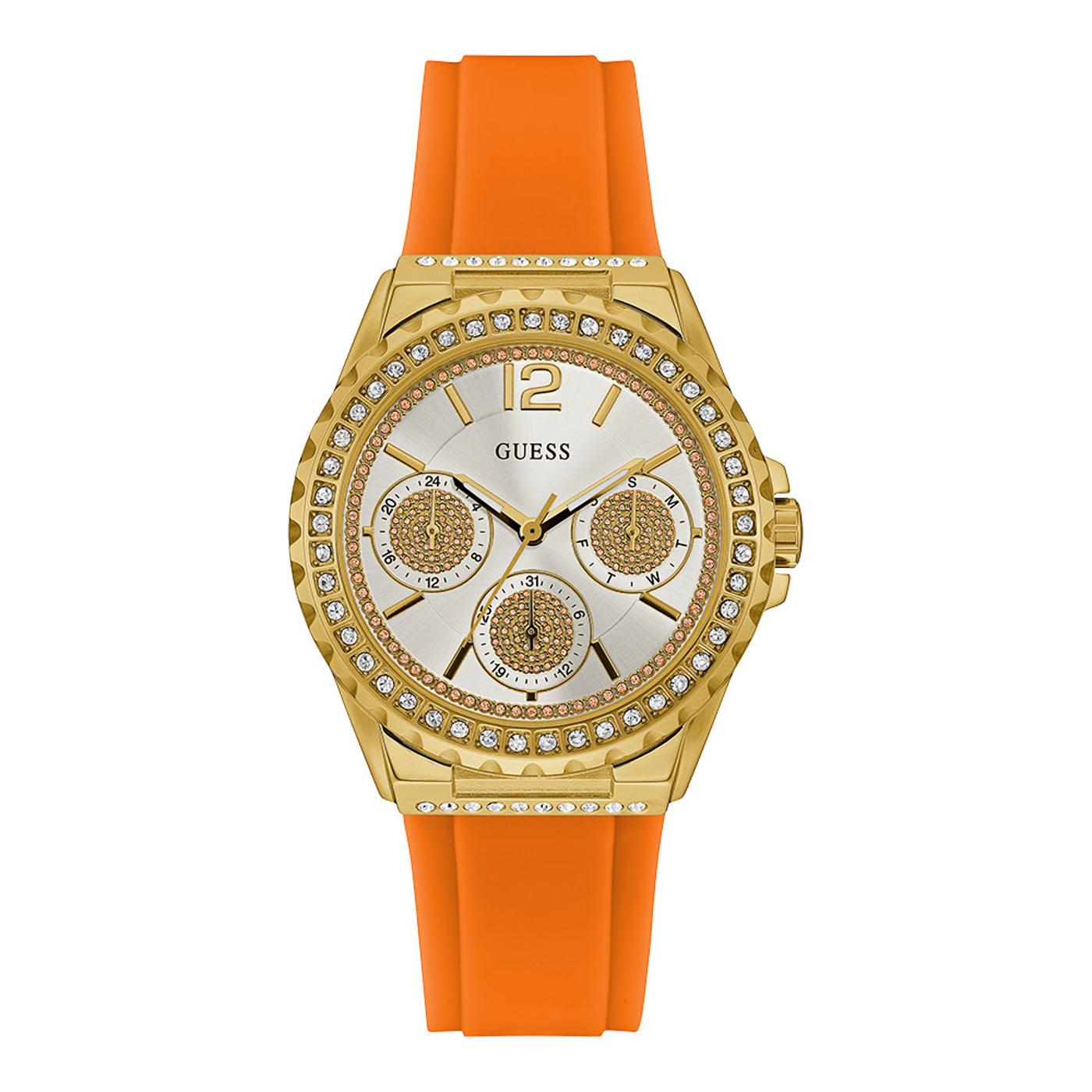 GUESS W0846L4 Quartz Analog watches orange/gold W0846L4 RELOJES RELOJERÍA DE DISEÑADOR