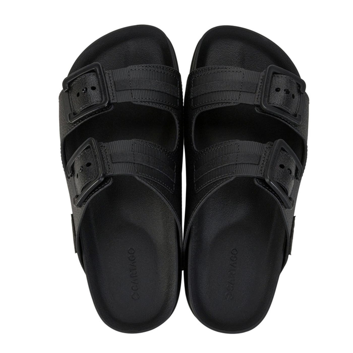 CARTAGO 12316 - CARTAGO MILAO II SLIDE AD black/black/dark grey 12316 SANDALIA SLIDE