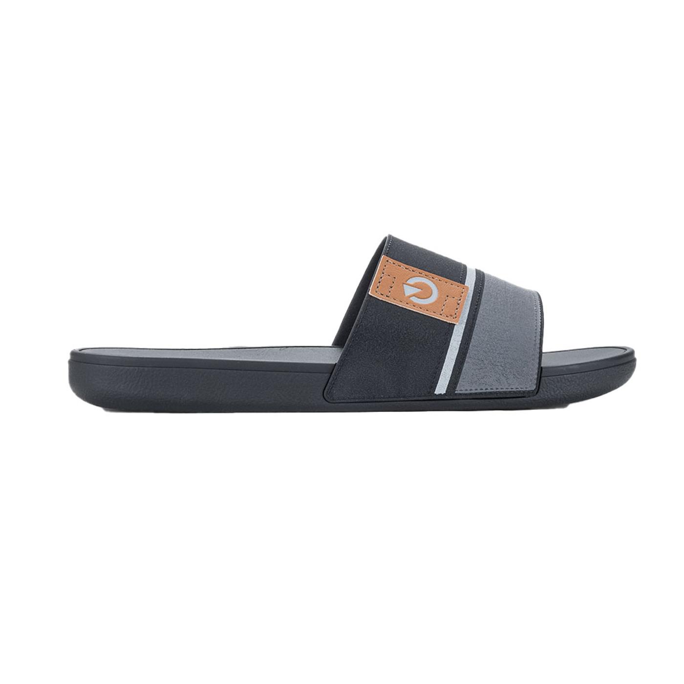 CARTAGO 12423 - CARTAGO DAKAR III SLIDE AD black/dark grey/brown 12423 SANDALIA SLIDE