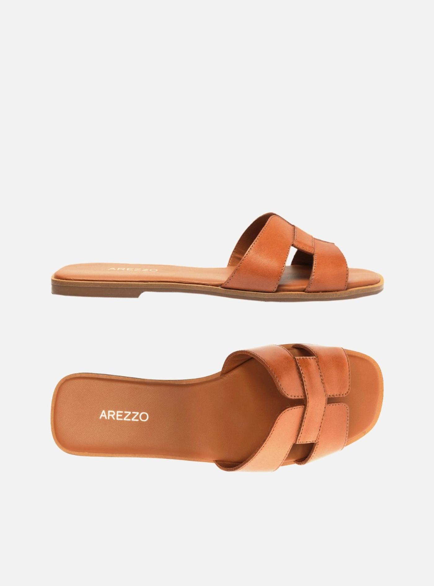 AREZZO Sandalia A1315700010007U roast caramel A1315700010007U SANDALIA FLAT