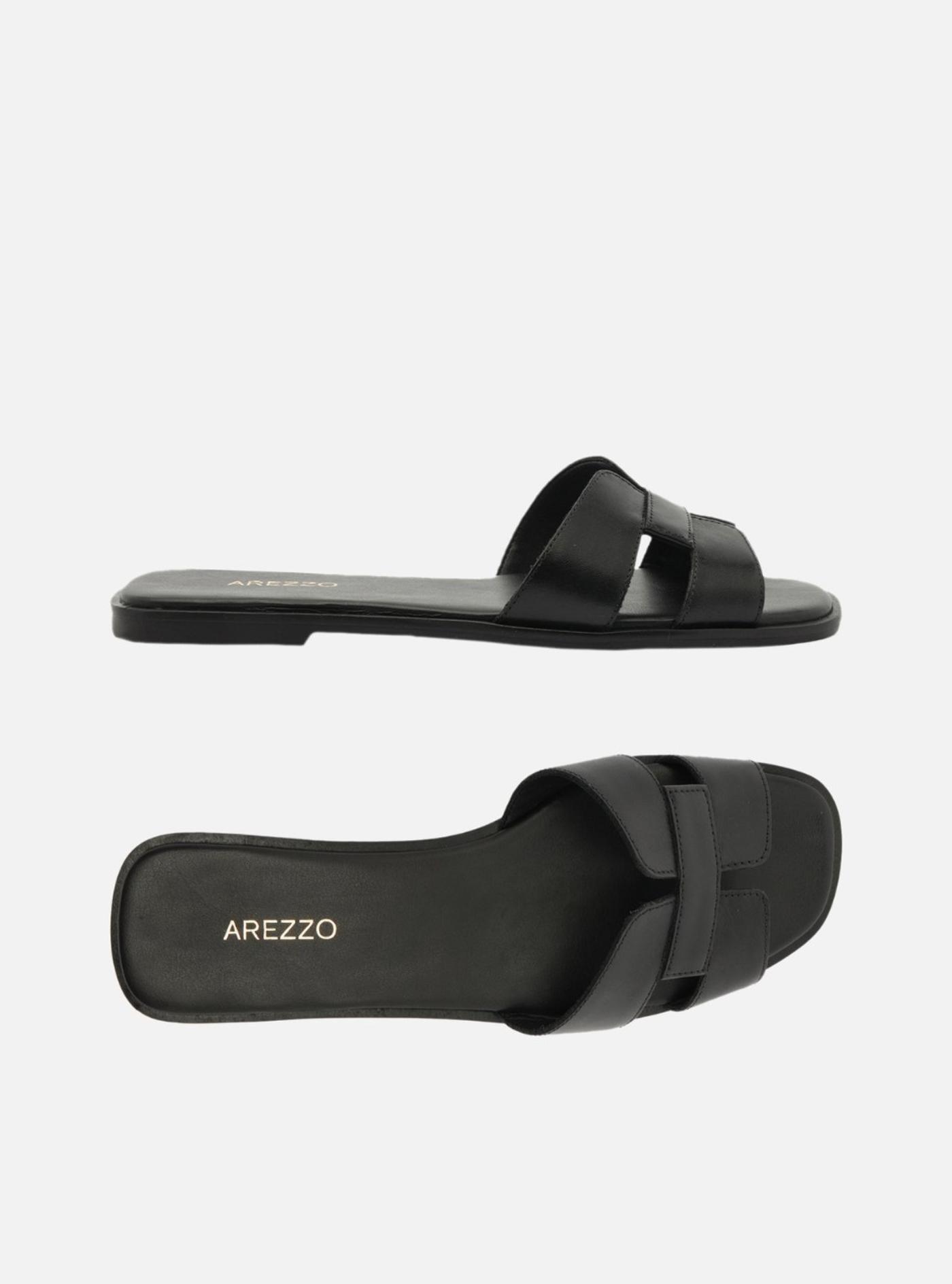 AREZZO Sandalia A1315700010010U preto A1315700010010U SANDALIA FLAT