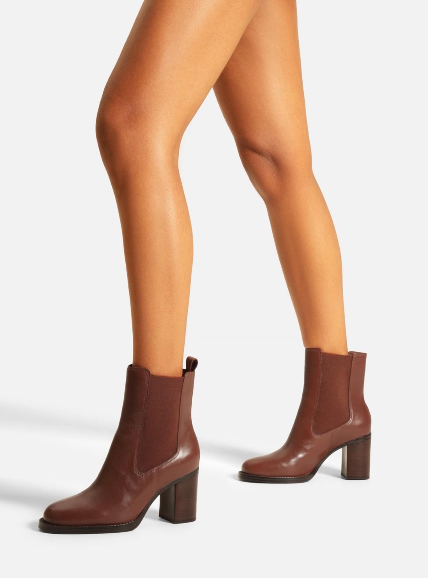 AREZZO Botin A1329100050002U nero brown A1329100050002U BOTÍN TACON