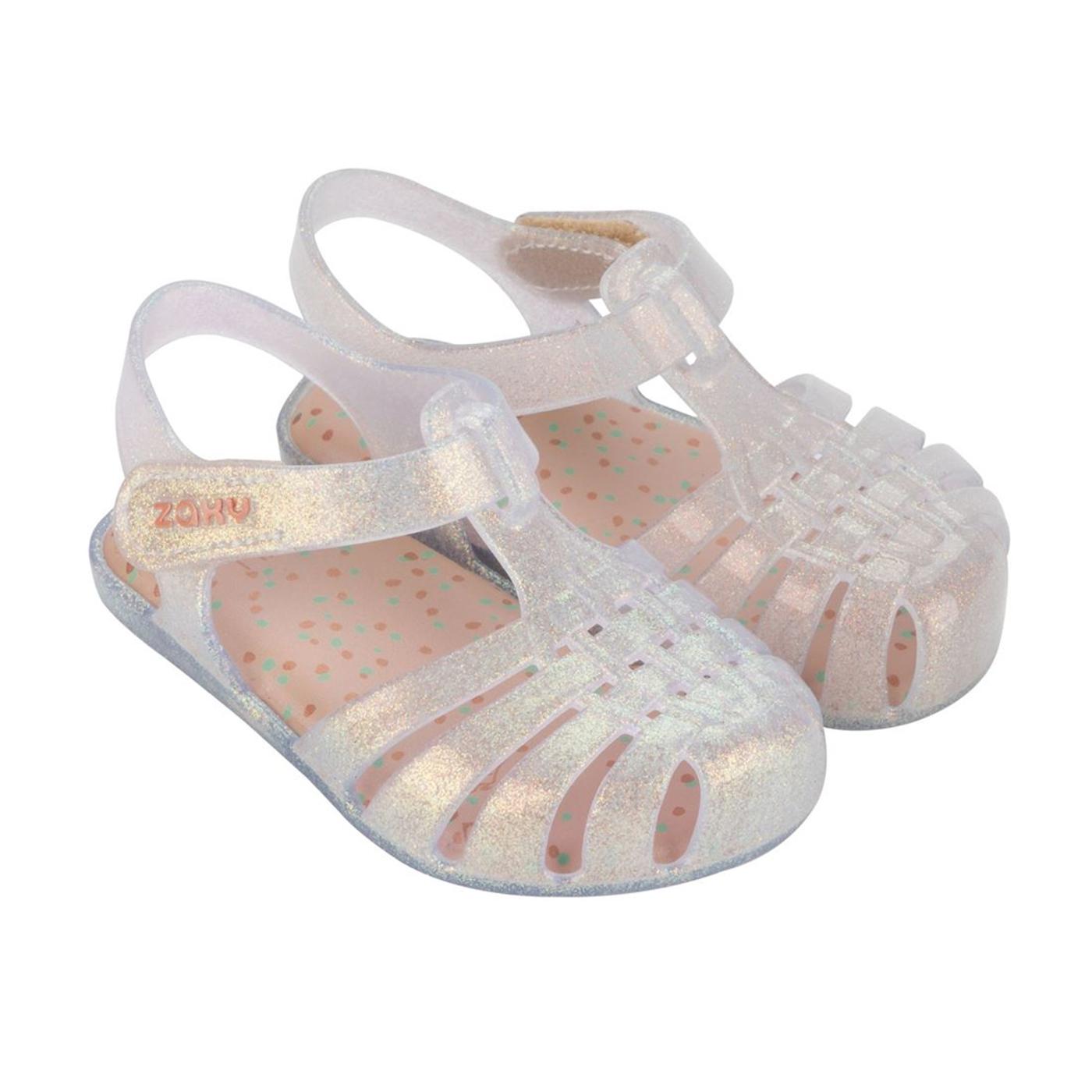 ZAXY FOFURA SAND BABY off white/glitter 18926 SANDALIA FLAT