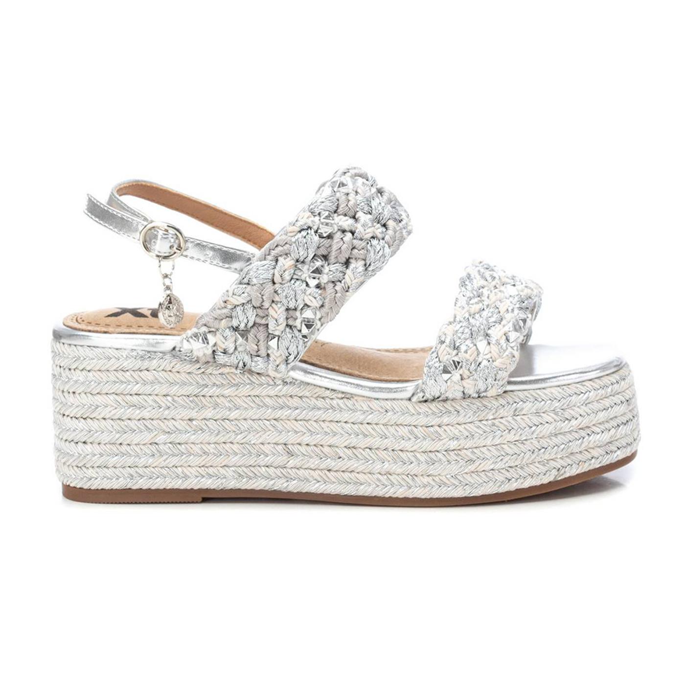 XTI SANDALIA 142674 tex.plata 142674 SANDALIA PLATAFORMA