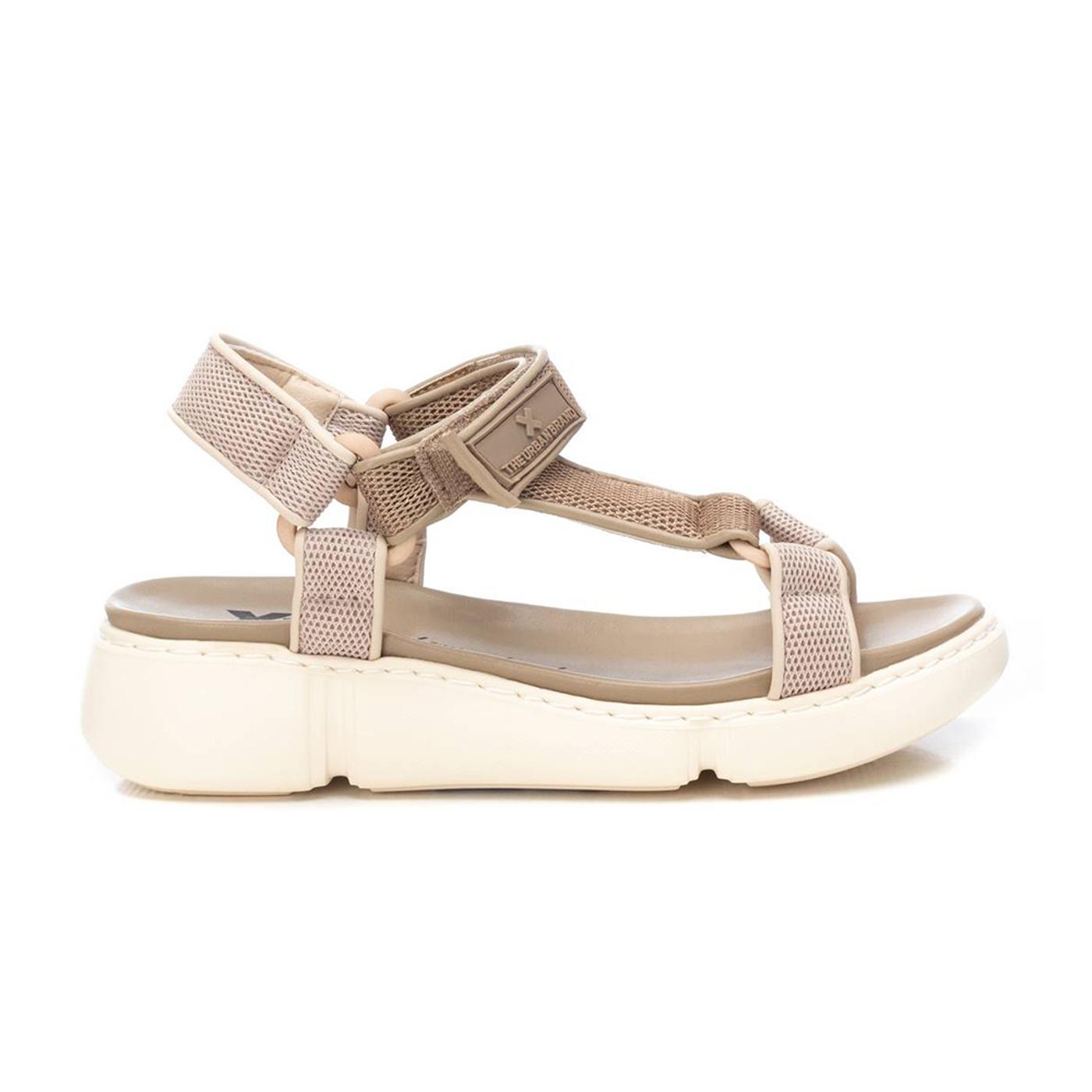 XTI SANDALIA 142917 tex.beige 142917 SANDALIA FLAT