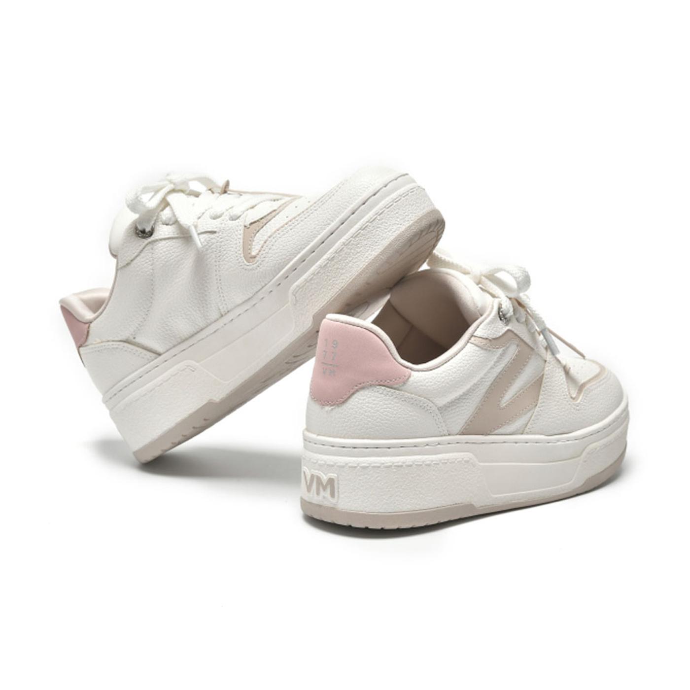 VIA MARTE tenis casual branco/branco/bege/ 223-002-09 ZAPATILLA CASUAL