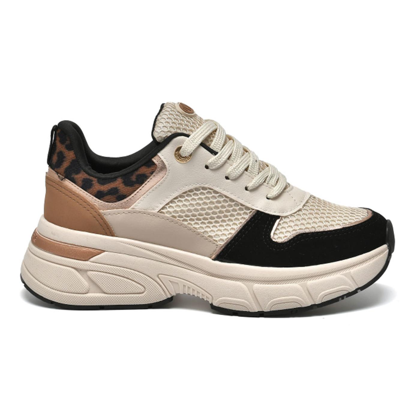VIA MARTE ZAPATILLA CASUAL 297-005-07 nobuck metaliz tela colmeia napa maxi guepardo// 297-005-07 ZAPATILLA CASUAL