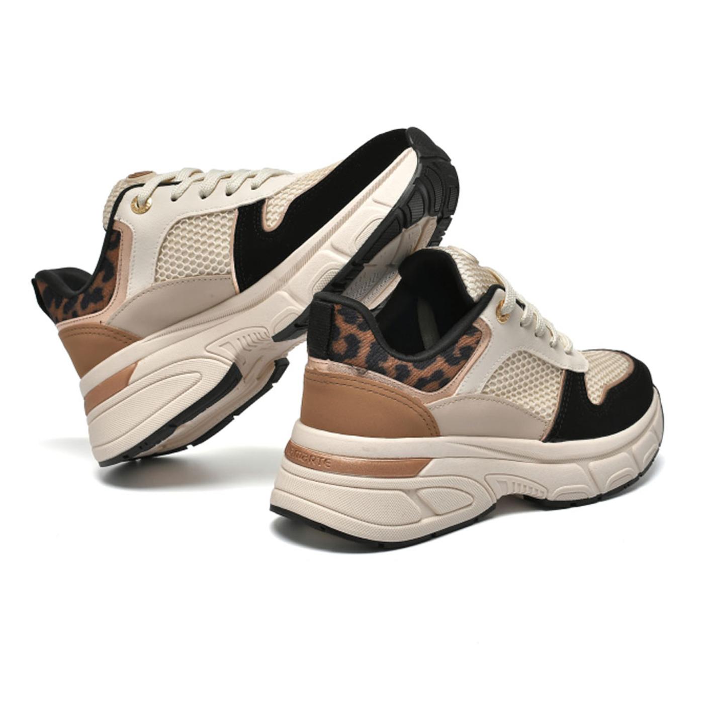 VIA MARTE ZAPATILLA CASUAL 297-005-07 nobuck metaliz tela colmeia napa maxi guepardo// 297-005-07 ZAPATILLA CASUAL