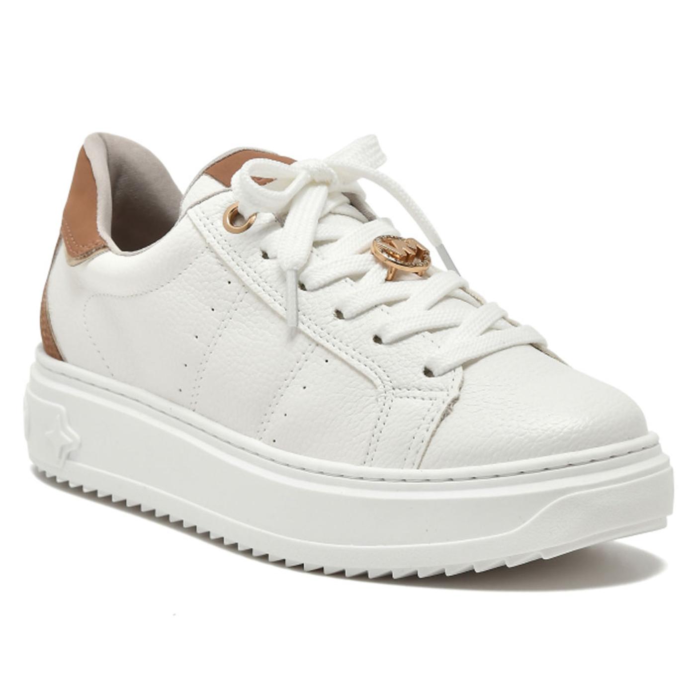 VIA MARTE ZAPATILLA 055-001-01 branco/macchiato/dourado 055-001-01 ZAPATILLA CASUAL