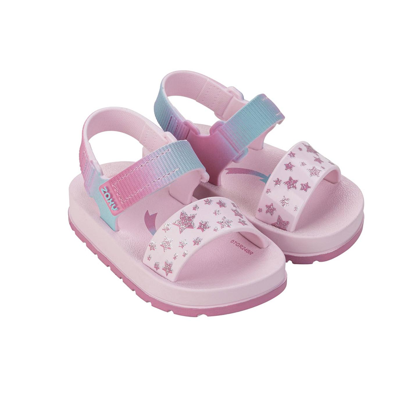 ZAXY MODERNINHA PRINT BABY quartzo pink 19060 SANDALIA FLAT