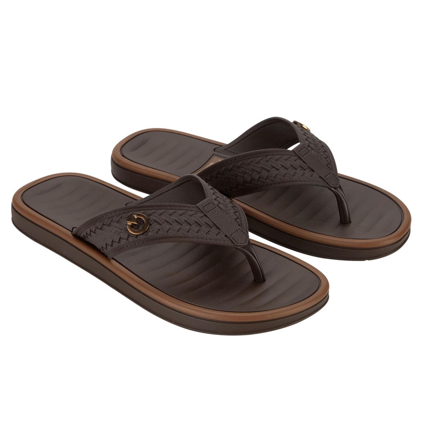 CARTAGO 12285 - CARTAGO COIMBRA II THONG AD brown/brown 12285 SANDALIA FLAT