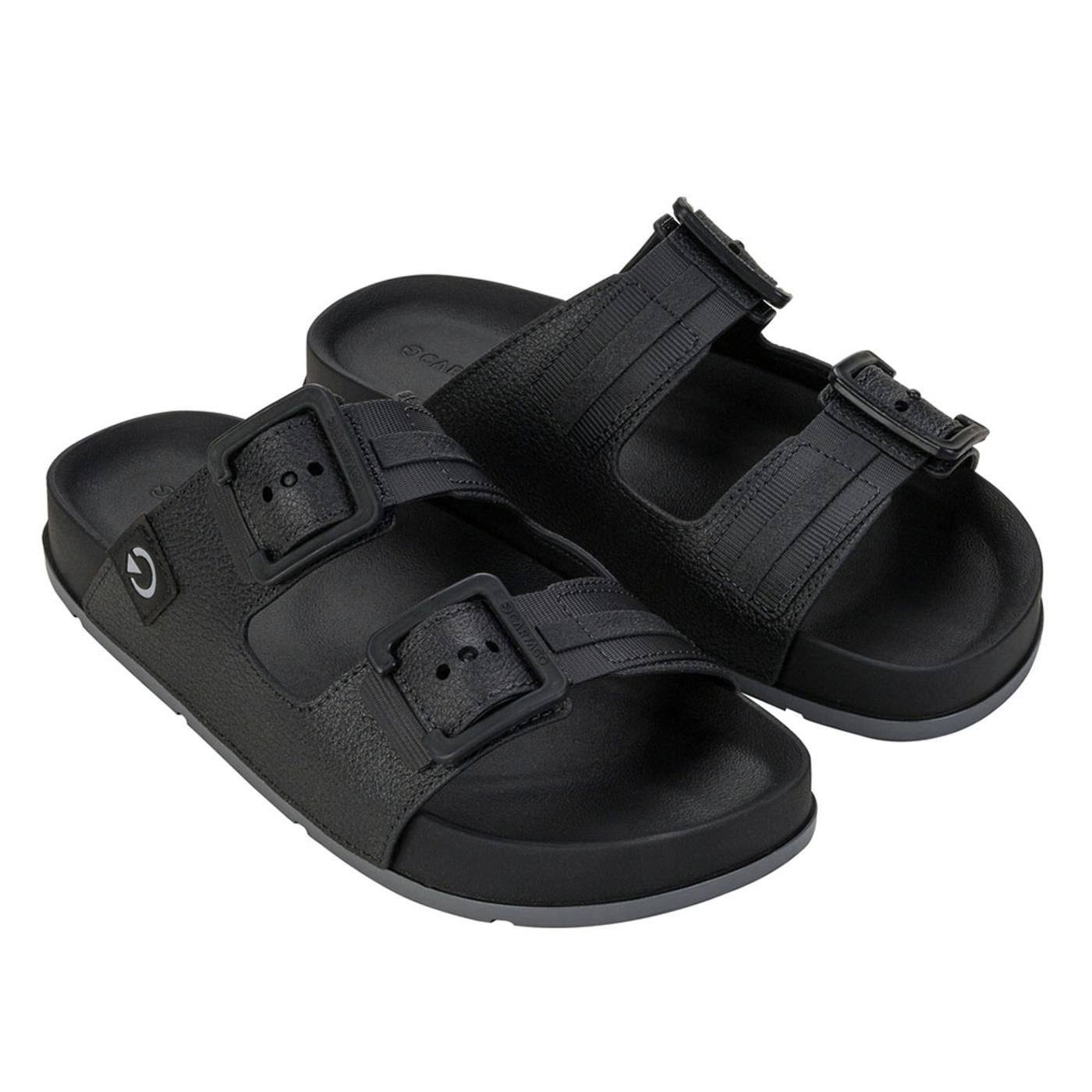 CARTAGO 12316 - CARTAGO MILAO II SLIDE AD black/black/dark grey 12316 SANDALIA SLIDE