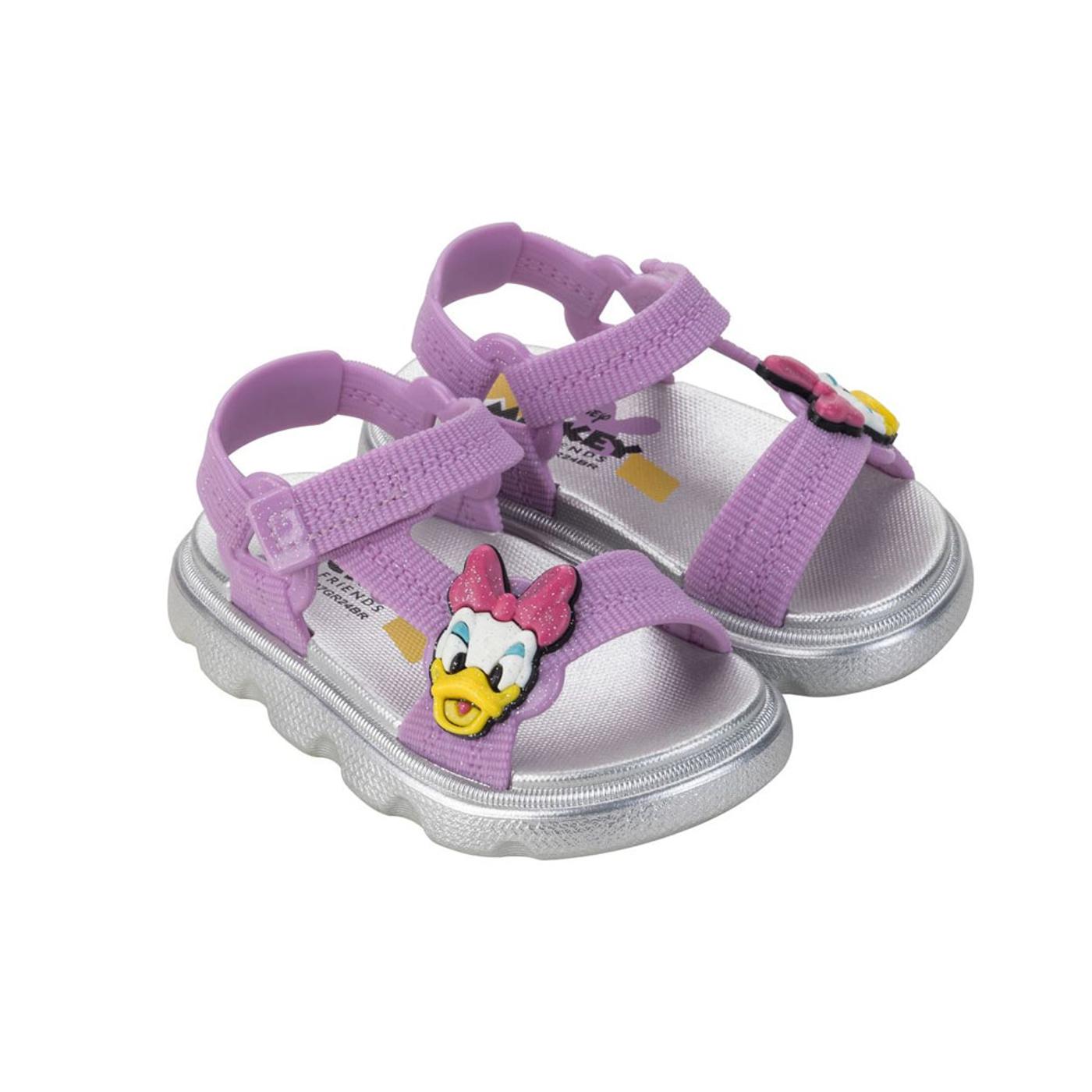 DISNEY EASY SANDAL BABY silver/lilac 23160 SANDALIA FLAT