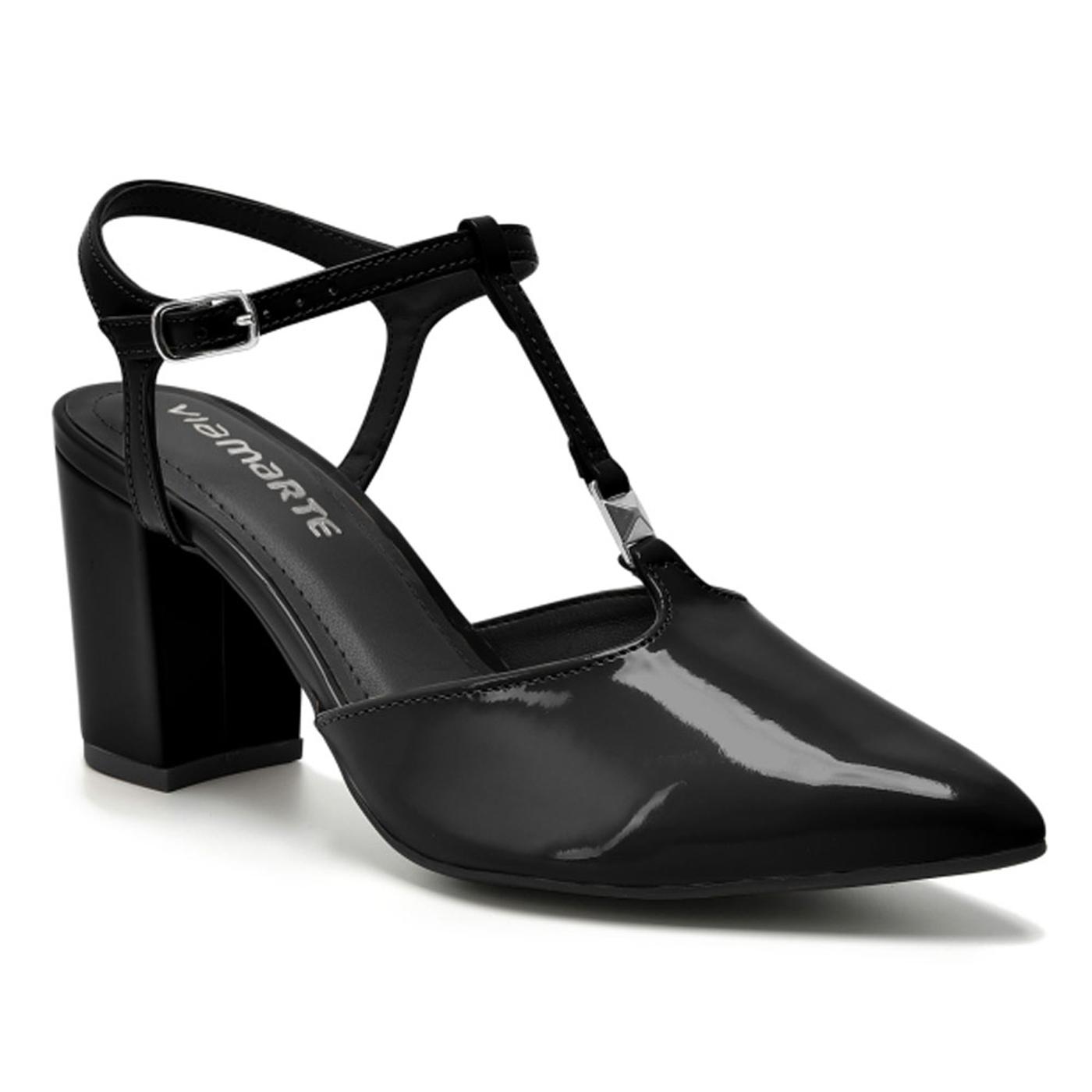 VIA MARTE Zapato 028-012-01 preto 028-012-01 ZAPATO CERRADO TACON