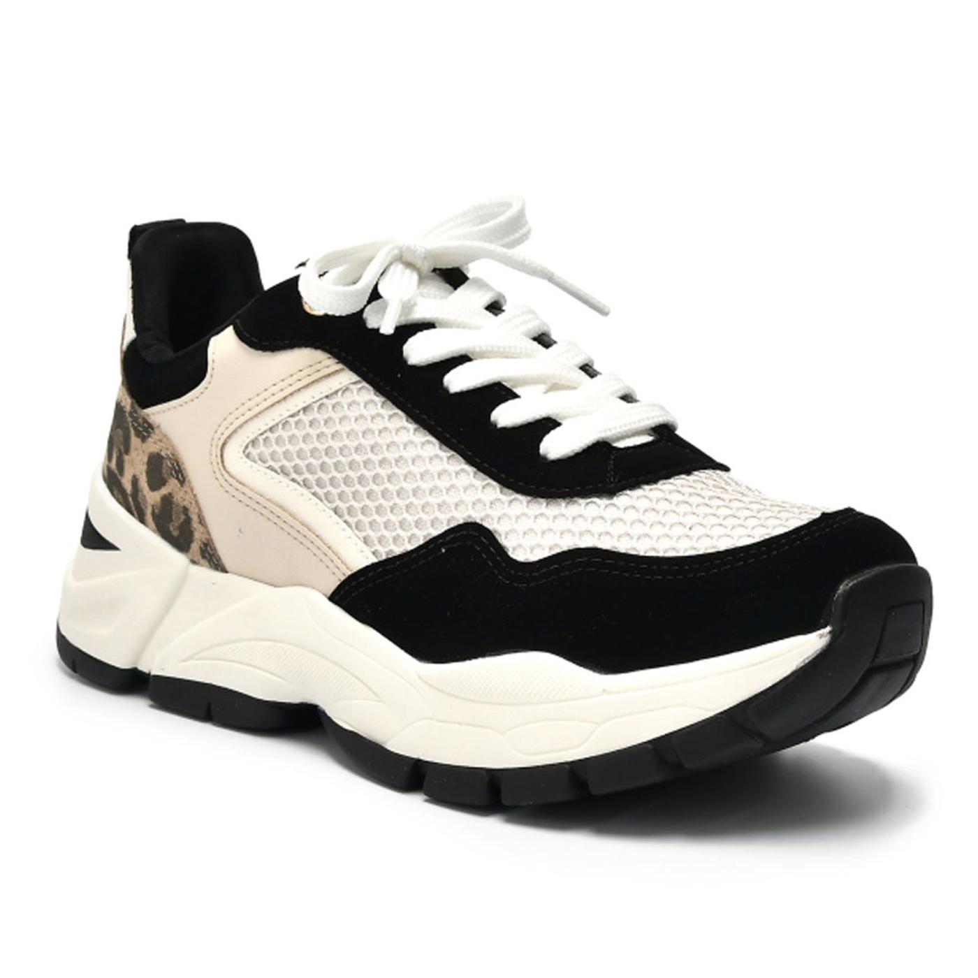 VIA MARTE Zapatilla 140-002-03 preto/bege/marfim i23/camafeu/vime/marfim i23/milk 140-002-03 ZAPATILLA CASUAL
