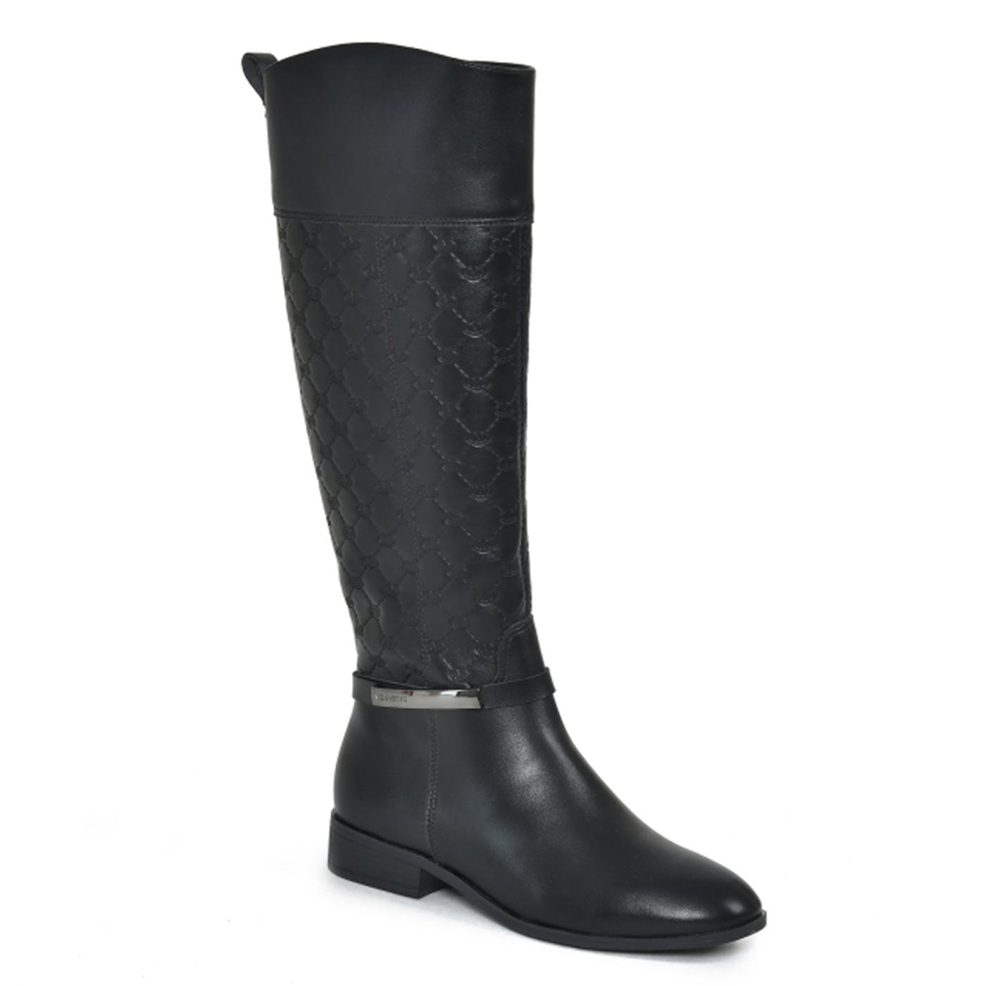 VIA MARTE 085-013-01 Bota preto 085-013-01 BOTA FLAT