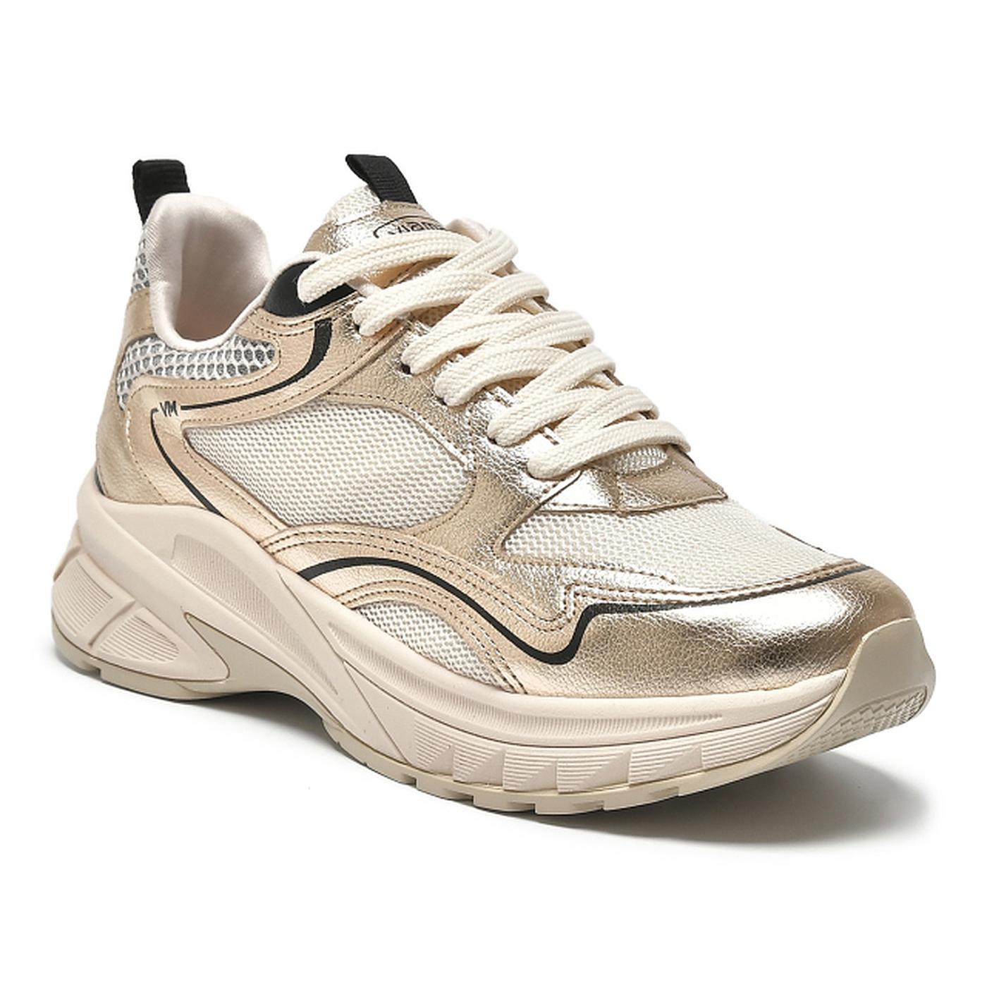 VIA MARTE tenis casual gold/marfim i23/ice 240-004-05 ZAPATILLA CASUAL
