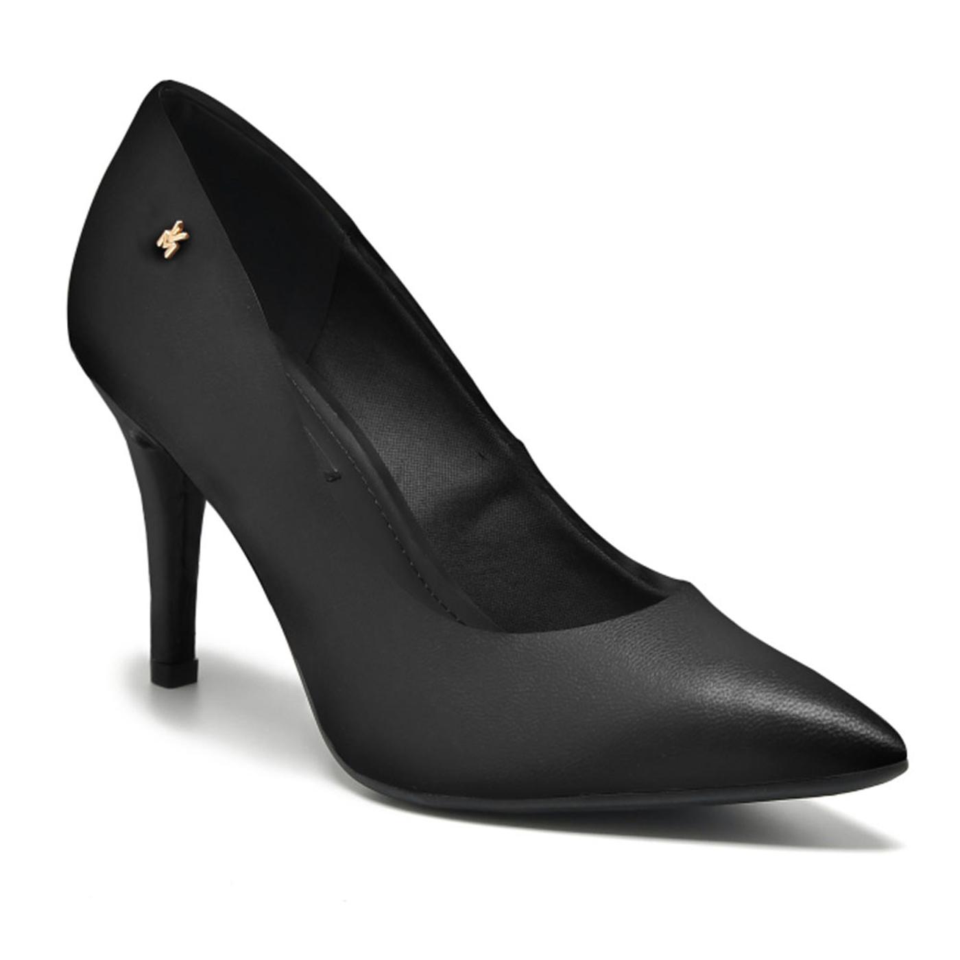 VIA MARTE ZAPATO_CERRADO 215-001-01 preto 215-001-01 ZAPATO CERRADO TACON