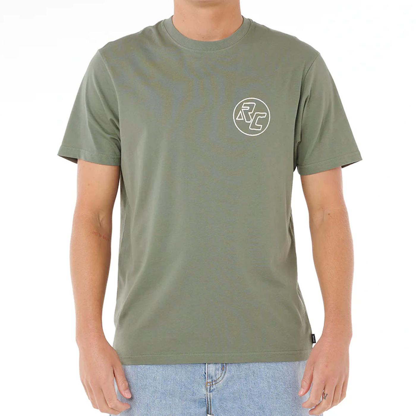 RIP CURL Rc Tee cactus green 0TVMTE CAMISA T-SHIRT