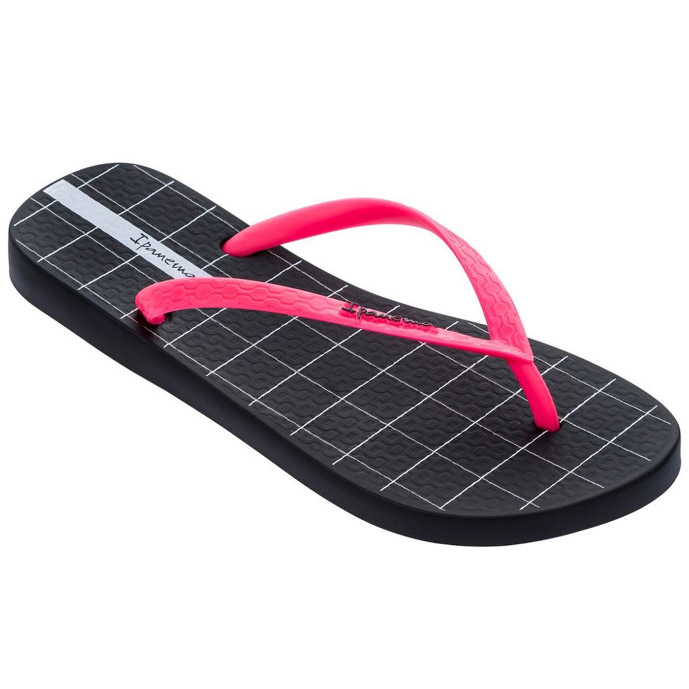 IPANEMA TEMAS V FEM black/pink neon 25868 SANDALIA SANDALIAS DE PLAYA