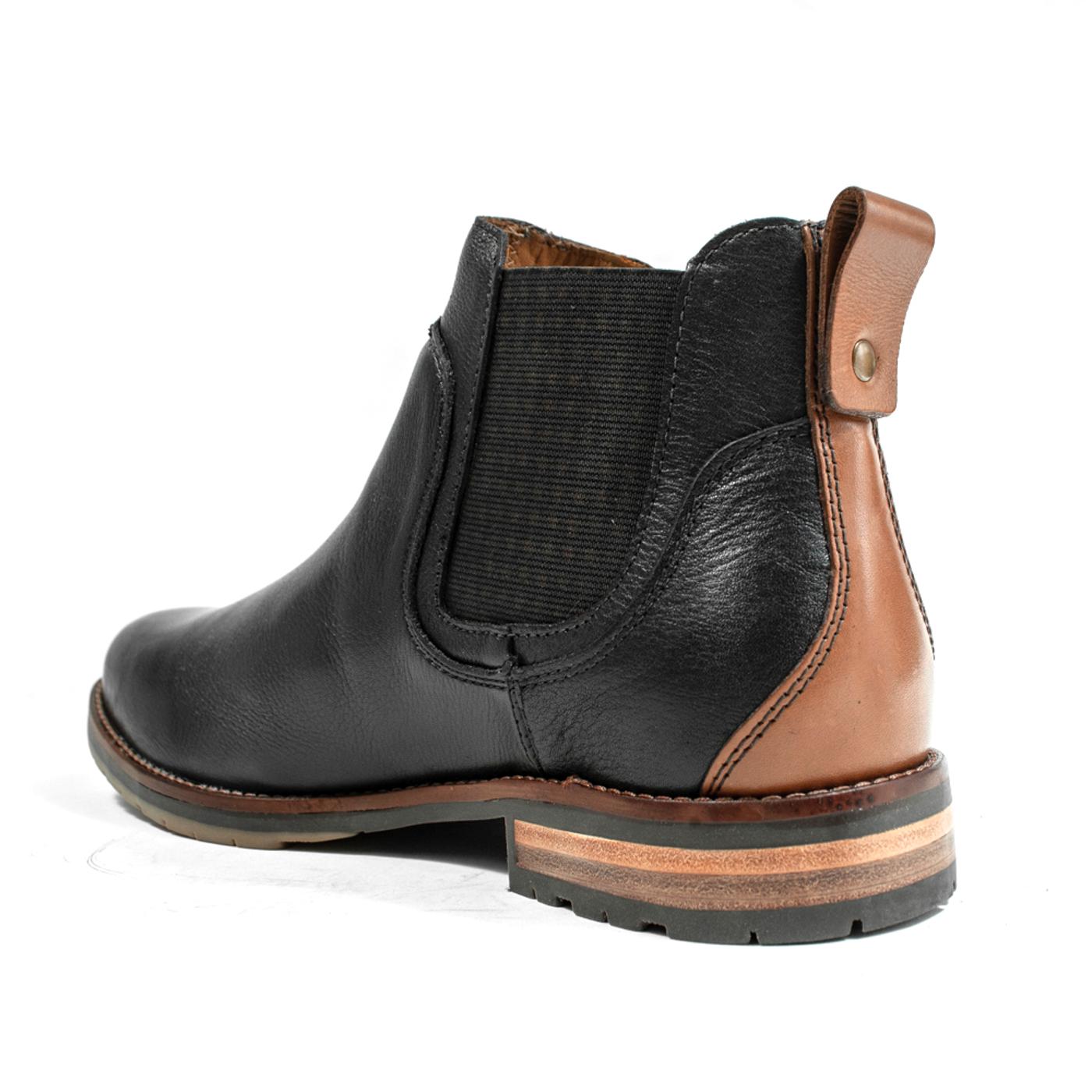 SOLLU BROOKLIN CHELSEA BOOT 35650 preto/avela 35650 BOTA CASUAL