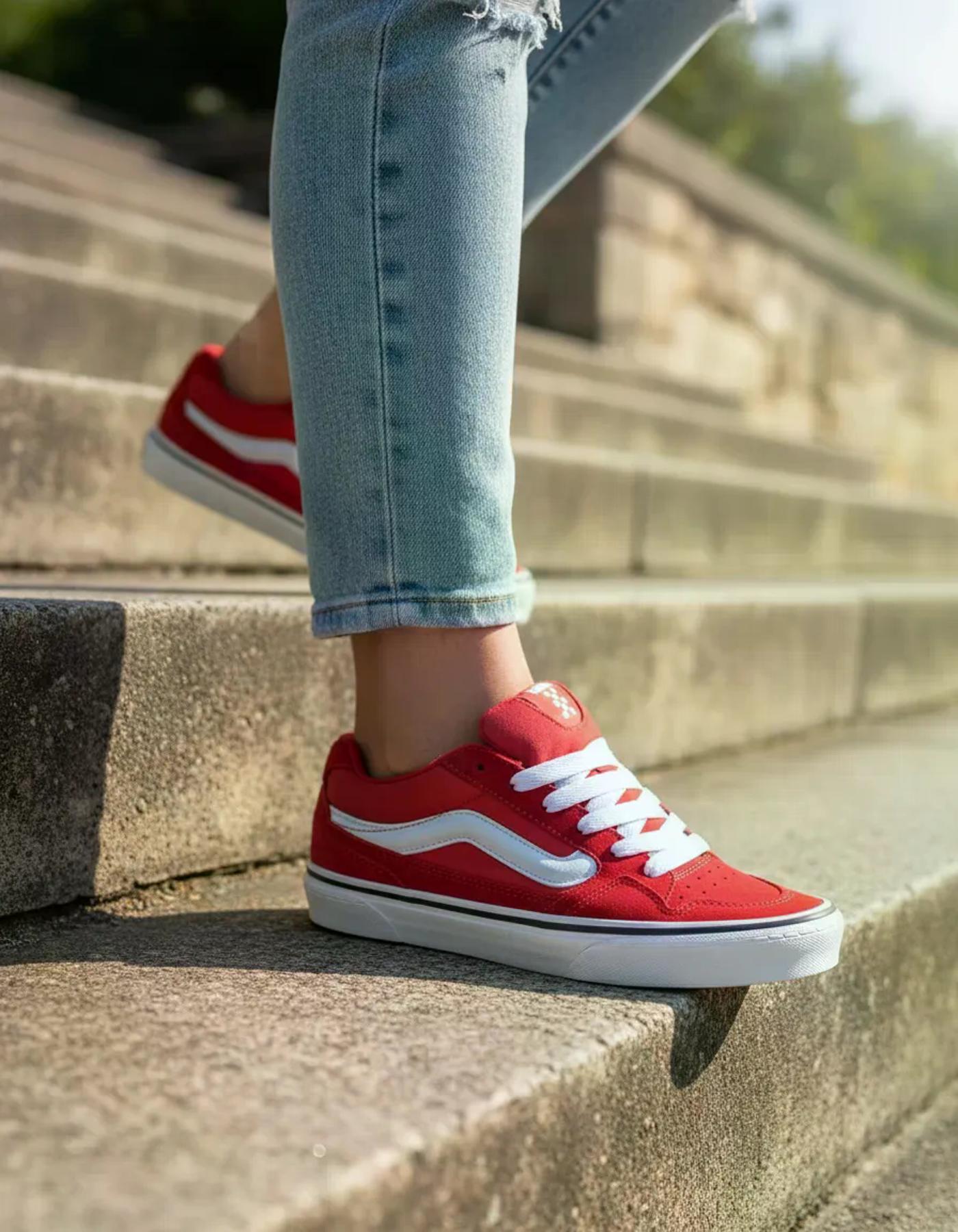 VANS WM CALDRONE rojo VN0A2Z4AGH3 ZAPATILLA DEPORTIVA